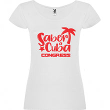 Cargar imagen en el visor de la galería, Polera Oficial Congreso Sabor a Cuba