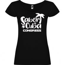 Cargar imagen en el visor de la galería, Polera Oficial Congreso Sabor a Cuba
